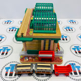 Knapford Station #1 with Annie, Clarabel & Cargo Car (Mattel 2022) - Used in Box