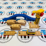 Crane and Cargo Figure 8 Set Complete Wooden - Used