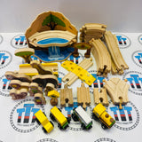 Safari Train Set BIGJIGS Rail Wooden - NEW no Box