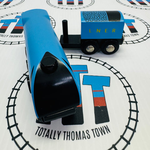 BRIO Mallard High Speed Train Vintage #33413 Wooden Rare - Used