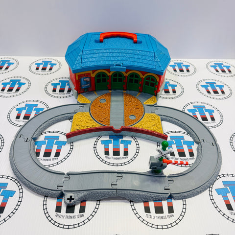 Roundhouse Portable Playset (Curve Instead of Switch) Used - Take Along