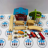Fire & Rescue Train Set BIGJIGS Rail Wooden - New NO Box
