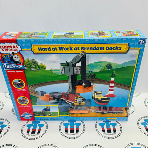 Hark at Work at Brendam Docks Set New in Box - Trackmaster