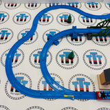 Steam Along Thomas Set with Steam Thomas (working with steam) Used in Box - TOMY