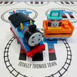 Fix ‘em Up Friends Set #2 with Thomas (Painted Buffers), Carly, Sandy (Missing Buffer) Used - All Engines Go Trackmaster Revolution