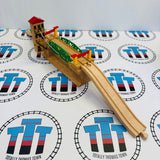 BRIO Lifting Bridge #2 Red Roof 33357 with Track Small Marks Wooden - Used