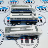 BRIO 33417/33438 Shinkansen Passenger Train #1 Poor Condition Wooden - Used