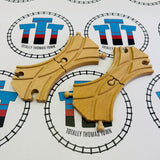 BRIO 33350 Short Curved Switches Wooden - Used