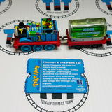 Thomas & Paint Car (2002) Good Condition with Character Card #2 - Take Along