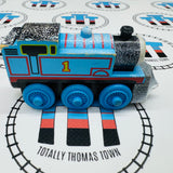 Winter Wonderland Thomas (Learning Curve) Fair Condition Bottom Wooden - Used