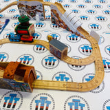 Dustin Comes in First Set with Trains & Book #1 (See Notes) Wooden - Used