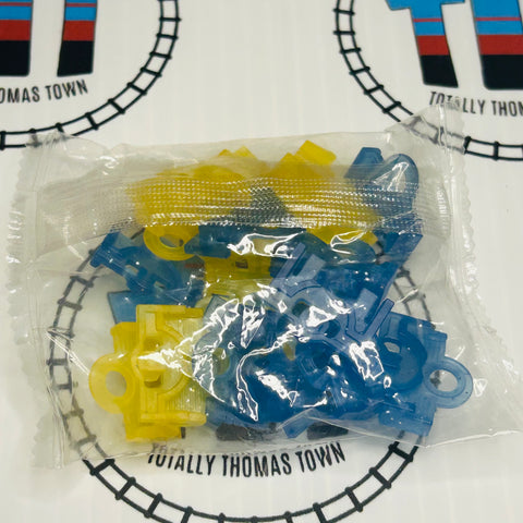 Clear Glitter Blue and Yellow Flexi-Rail Track Capsule Plarail  - New in Package