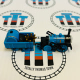 Blue Thomas as Stephen with Crown Missing Front Coupling Pull Along Capsule Plarail - Used