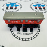 Sodor Mail Car #2 (Learning Curve 1996) Rare Chipping Paint Wooden - Used