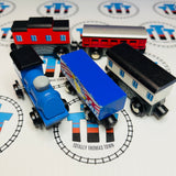 Train Pack Geoffrey Brand (5 Pieces) Wooden - Used