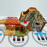 Morgan's Mine #2 NOT WORKING - NO Sound Broken Battery Cover (doesn't affect use) with Ascending Track Wooden - Used