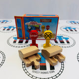 Two Bumpers & Two Signs Clickity Clack Thomas Wooden - Used in Box
