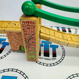 Suspension Bridge Slight Rips as Shown Rare Clickity Clack Wooden - Used