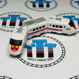 E926 Series East-i Front Car, Coach, and Rear Car (3 Pieces) #1 Wind Up Capsule Plarail - Used