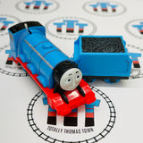Gordon & Tender #2 (2013 Mattel) VERY WORN/Painted Rods Used - Trackmaster Revolution
