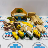 Safari Train Set BIGJIGS Rail Wooden - NEW in Box