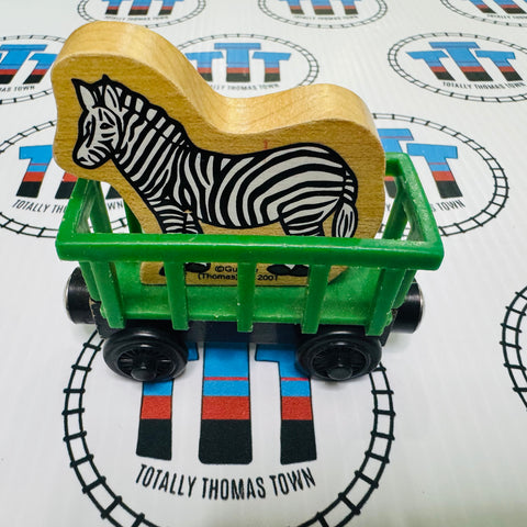 Circus Train with Zebra (Learning Curve) Wooden - Used