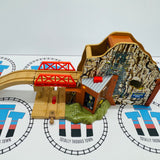 Morgan's Mine #2 NOT WORKING - NO Sound Broken Battery Cover (doesn't affect use) with Ascending Track Wooden - Used