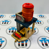 Sodor Cement Works with 1 Barrel and Yellow Cargo Car (no cement truck) Wooden - Used