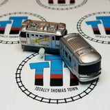 Cassiopeia Front and Rear Car Wind Up Capsule Plarail - Used