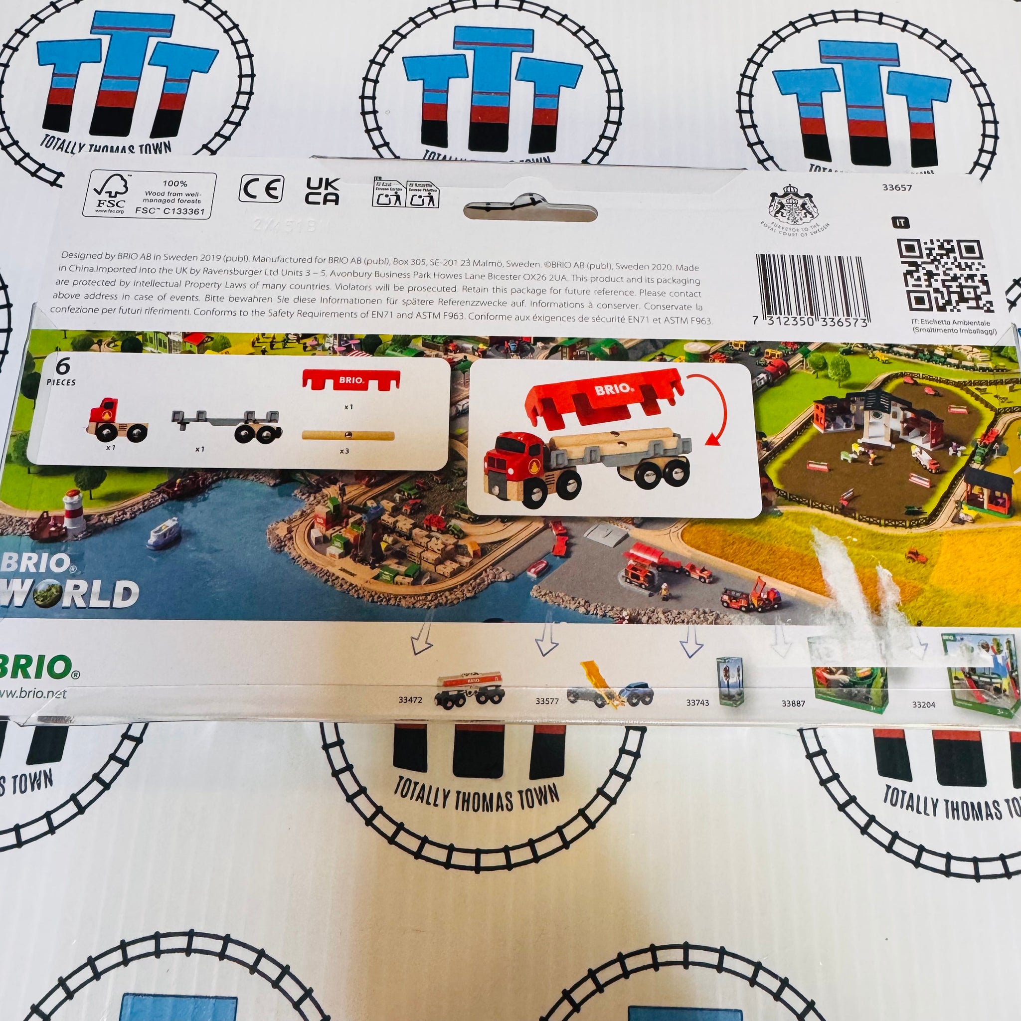 BRIO 33657 Lumber Truck with Logs Wooden - New – Totally Thomas Town