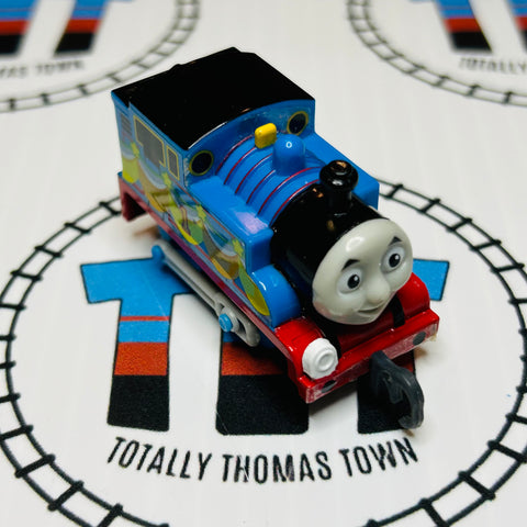Thomas with Banners Pull Along Capsule Plarail - Used