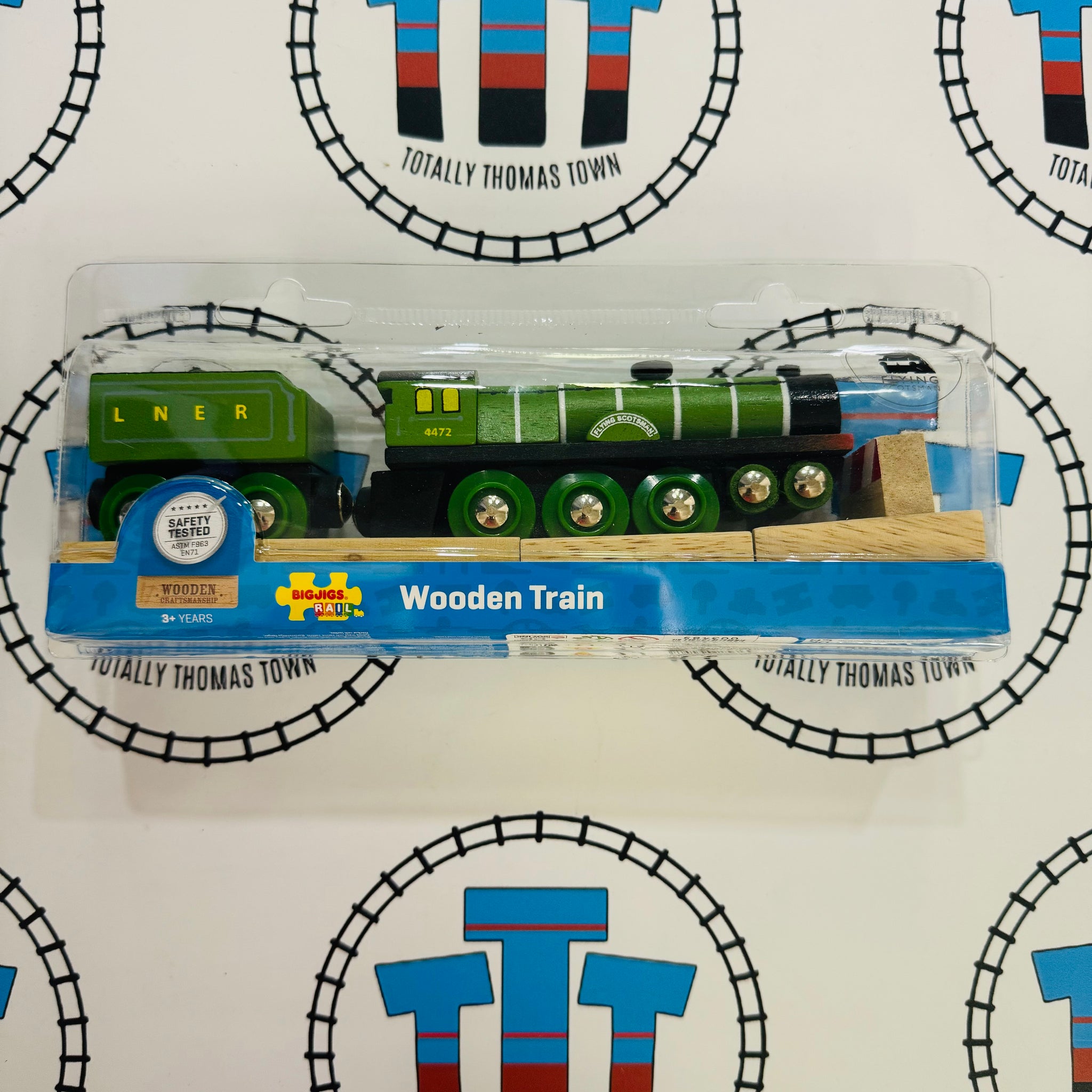 Flying Scotsman Heritage Collection BIGJIGS Rail Wooden New in Box Totally Thomas Town