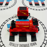 Rail Rocket James and Tender #1 (2018 Mattel) Missing Cape/Different Clip Used - Push Along