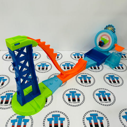 Target Blast Stunt Set with Thomas and Cape Missing Sir Topham Hatt Used - MINIS