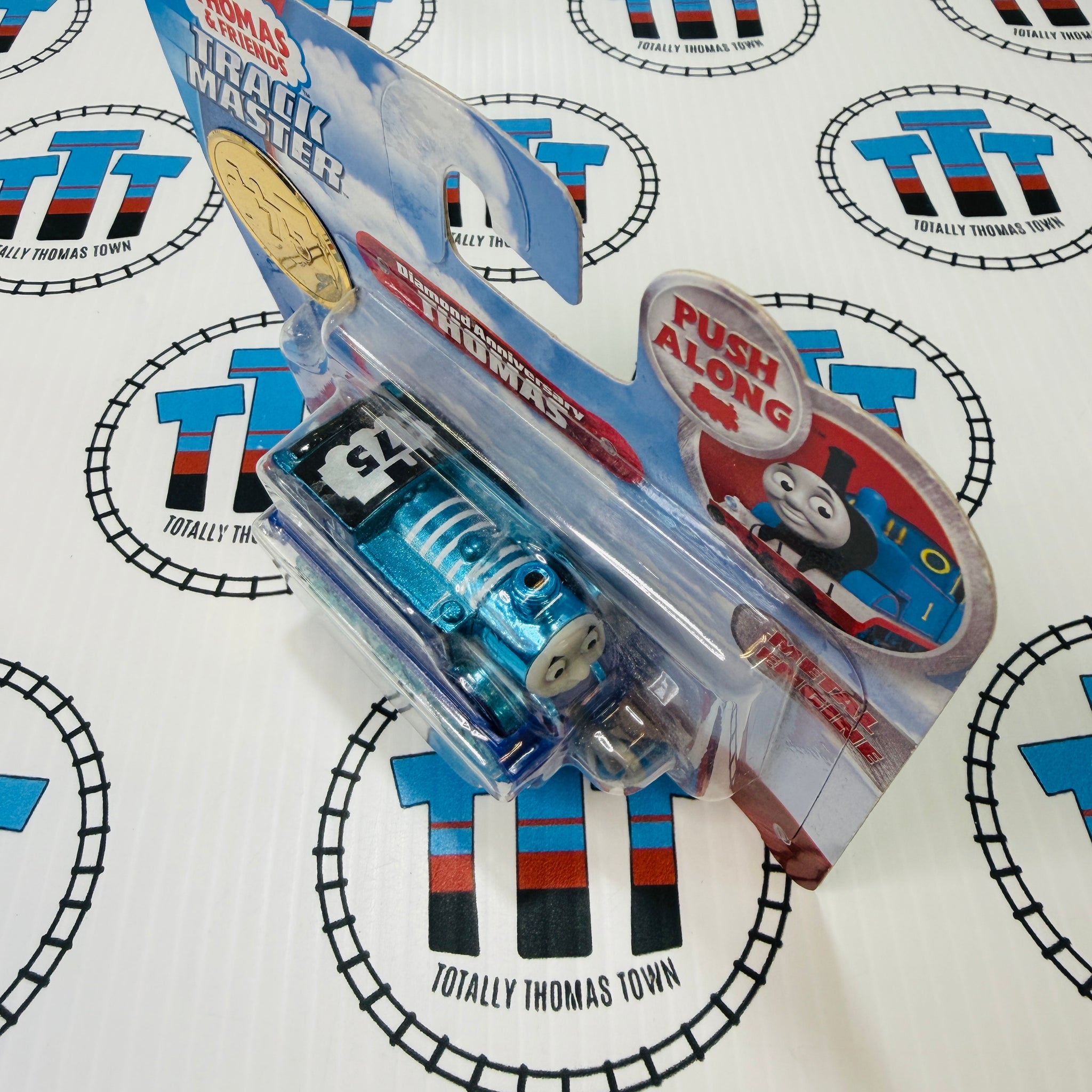 Thomas & Friends Diamond Anniversary - Moteur Thomas à Pousser Trackmaster 75e Anniversaire
