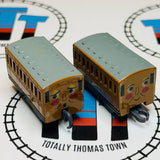 Annie & Clarabel (Rosy Cheeks) Pull Along Capsule Plarail - Used