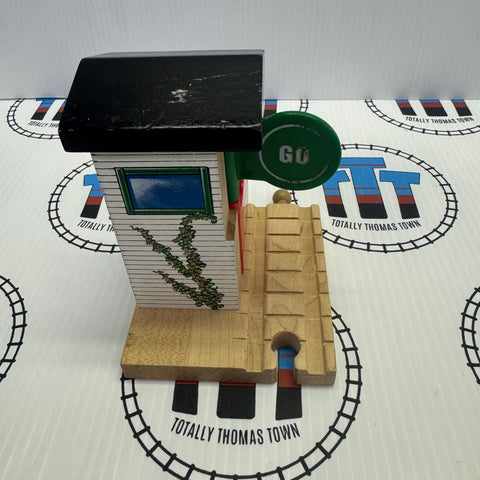 Stop and Go Clickity Clack Scratched Top Wooden  - Used