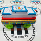 Birthday Cake Cargo Car (Thomas Wood Mattel) Wooden - Used