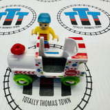 BRIO Fun Park Train with Figure (brittle fair condition) - Used