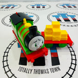 Talking Bulstrode & Which-Way Bridge Set #1 with Percy (Missing 1 Cargo Piece) Used - All Engines Go Trackmaster Revolution