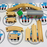 Lot de Rails #14 Clickity Clack Marqués avec des Nombres/tachés - Marque Thomas