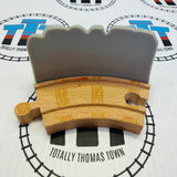 Musical Melody Tracks Set with Cargo Car (Track No Road) Marked Rock Curve #3 Wooden - Used