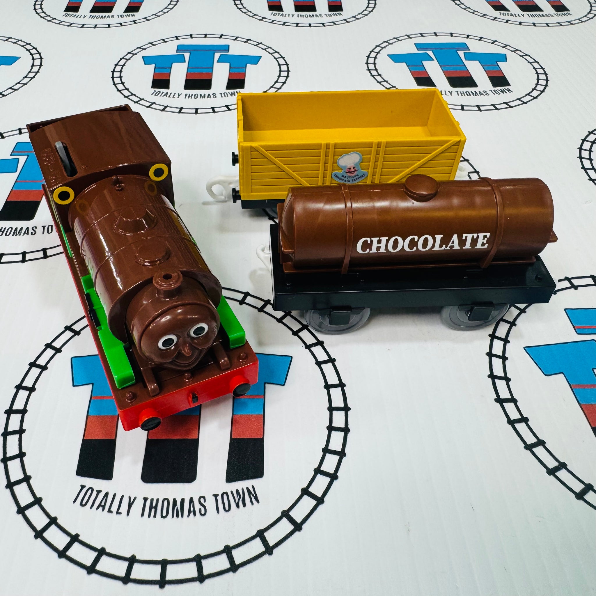 Chocolate Percy　ネイビー38 Chocolate Covered Percy and Cars New No Box - TOMY – Totally