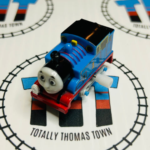 Surprised Thomas Newer Face Peeling/Missing Stickers Capsule Plarail Wind Up - Used