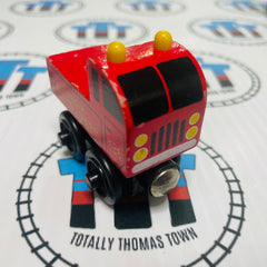 Fire Truck (Learning Curve) No Back Piece Fair Condition Wooden - Used