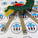 Tidmouth Sheds 5 Doors with Buffers, Track, Support and Turntable #2 (Mattel) Used - Trackmaster