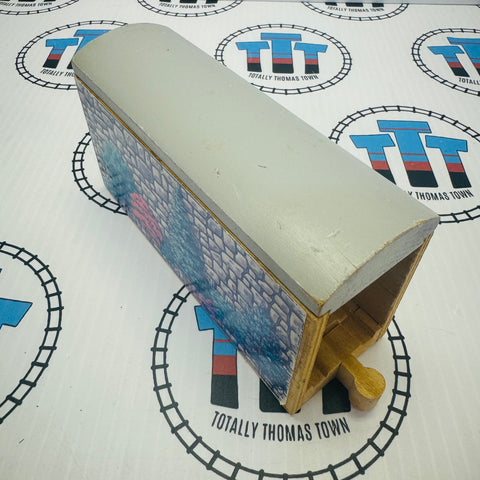 Thomas Stone Tunnel Light Grey Roof Clickity Clack Fair Condition Rare Wooden - Used