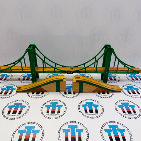 BRIO Benjamin Bridge Theodore Tugboat Damaged/Repaired (SEE NOTES) 32731 Wooden - Used