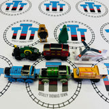 Train Value Pack #8 Fair/Poor Condition Chipping Paint/Discoloured/Missing Pieces (TALKING TRAINS NO SOUND) Thomas Brand Wooden - Used