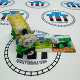 Jack Frost Percy with Card (Learning Curve 2003) Very Good Condition Marked on Bottom Wooden - Used